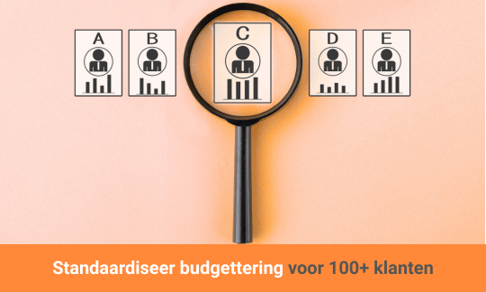 Standaardiseer budgettering voor 100+ klanten xlreporting
