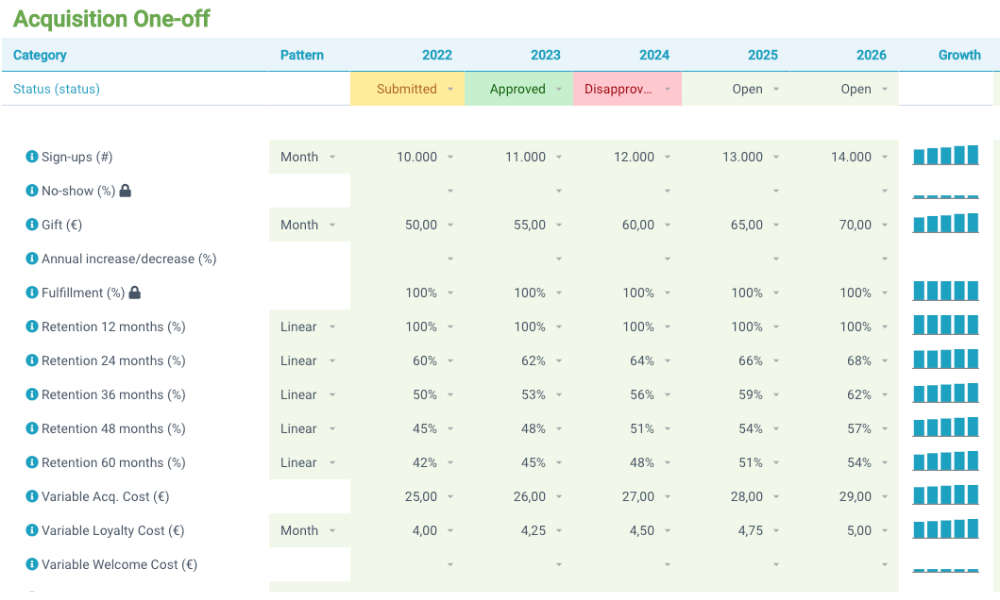 planning xlreporting