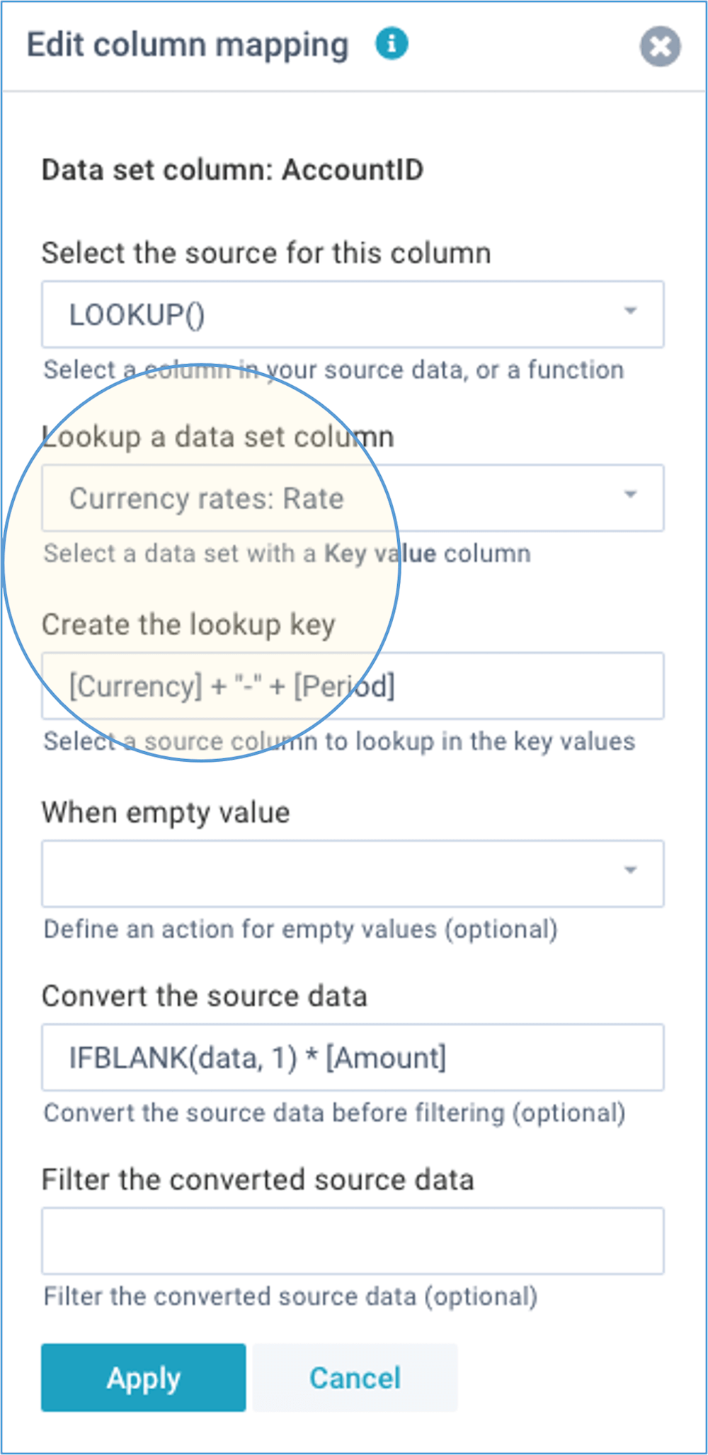 screenshot account lookup currency rates