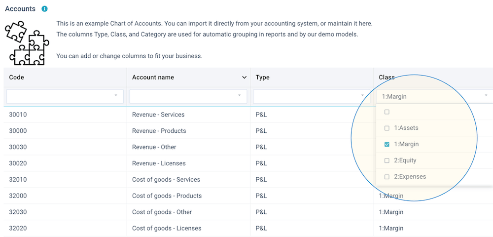 screenshot define datasets edit data