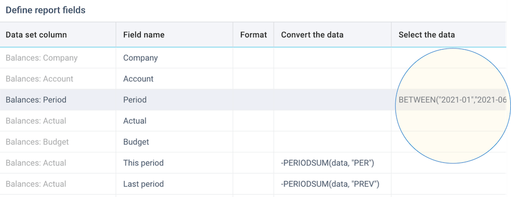 screenshot account convert filter data