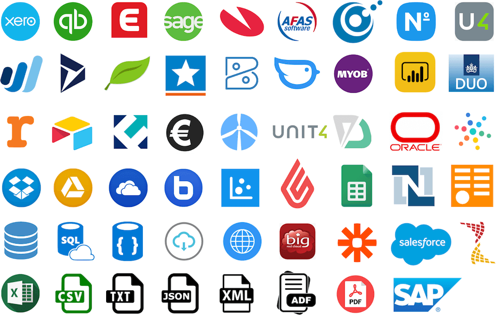 Connectors to accounting systems